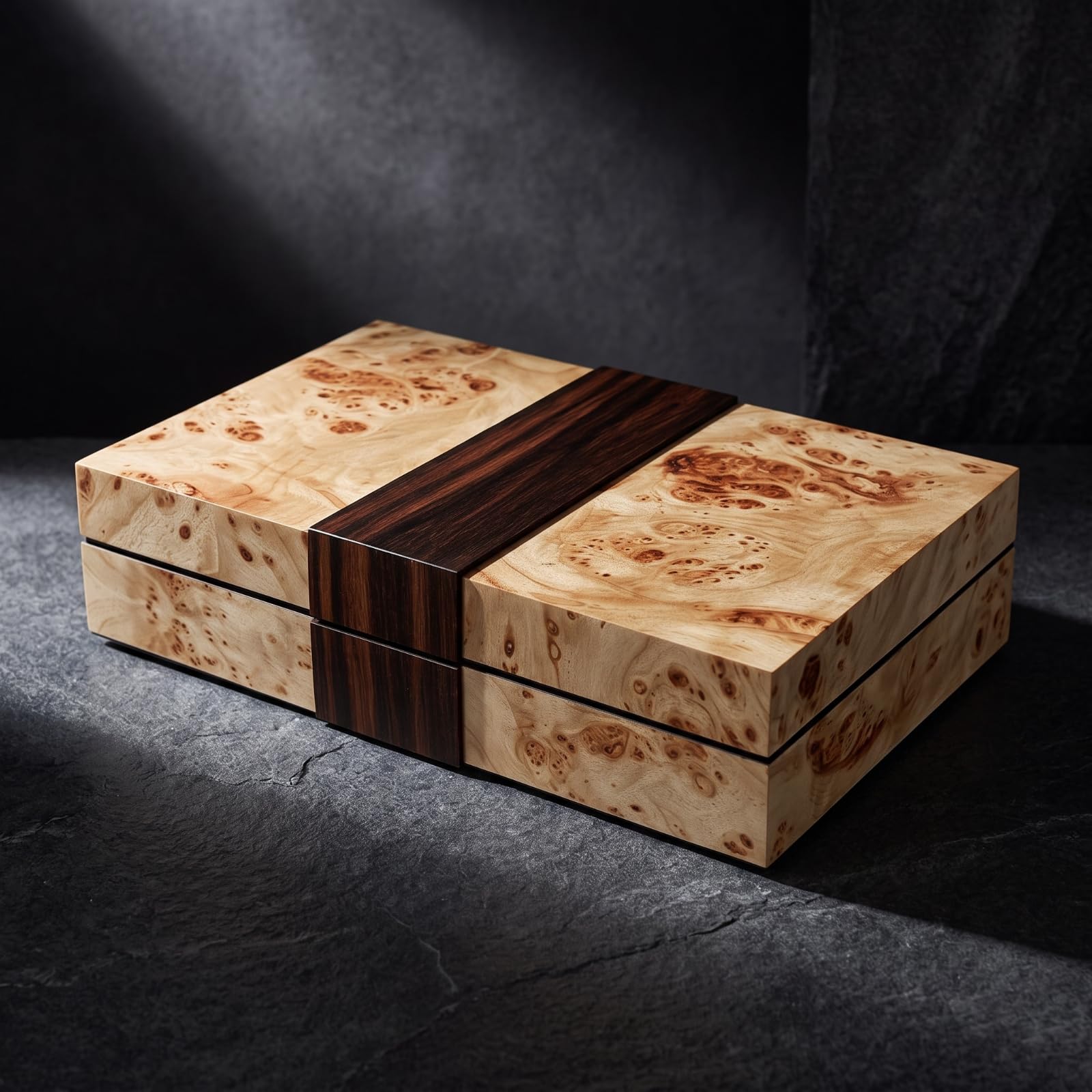 predolo Stabil box mit Deckel |, Aufbewahrungsbox mit Deckel, flach, für Schlafzimmer