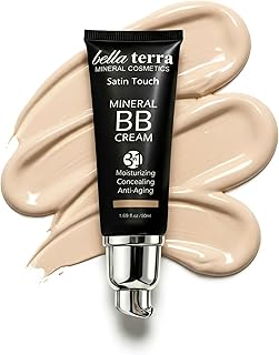 Bellaterra Cosmetics BB Cream – Tinted Moisturizer & Mineral Foundation Makeup, Fair 101 – Lightweight, Oil-Free, Buildable Coverage, Matte Finish, Anti-Aging Concealer, Clean Beauty, 1.69 oz