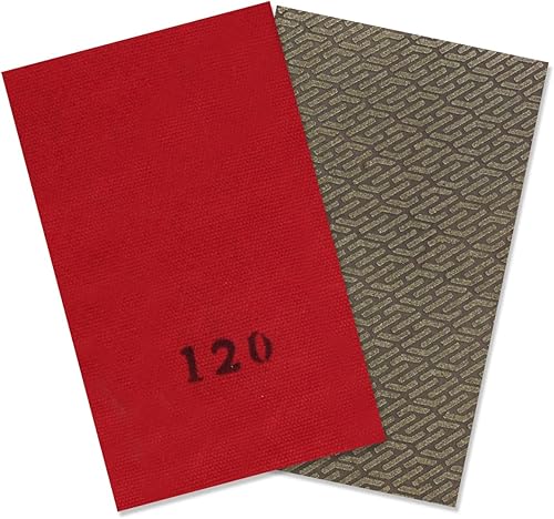 Papel de lija de diamante de grano 120 Papel abrasivo para pulir - Azulejo de lijado Piedra Mármol Hormigón Cerámica Vidrio 1 Unidades