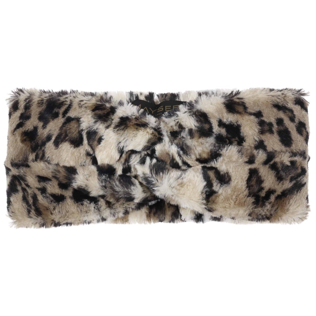 Mayser Rita Leo Fake Fur Stirnband Headband Ohrenwärmer Damen - Made in the EU Winter Herbst-Winter