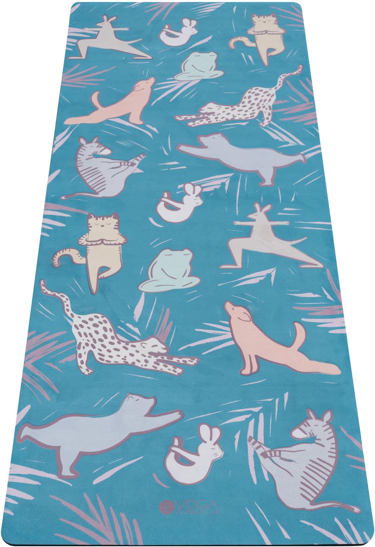 Yoga Design Lab The Kids Yoga Mat | Environmentally Friendly + Supportive + Colourful | Non-Toxic | Ideal for Yoga, Gymnastics, Exercise, Athletics | Includes Carry Strap