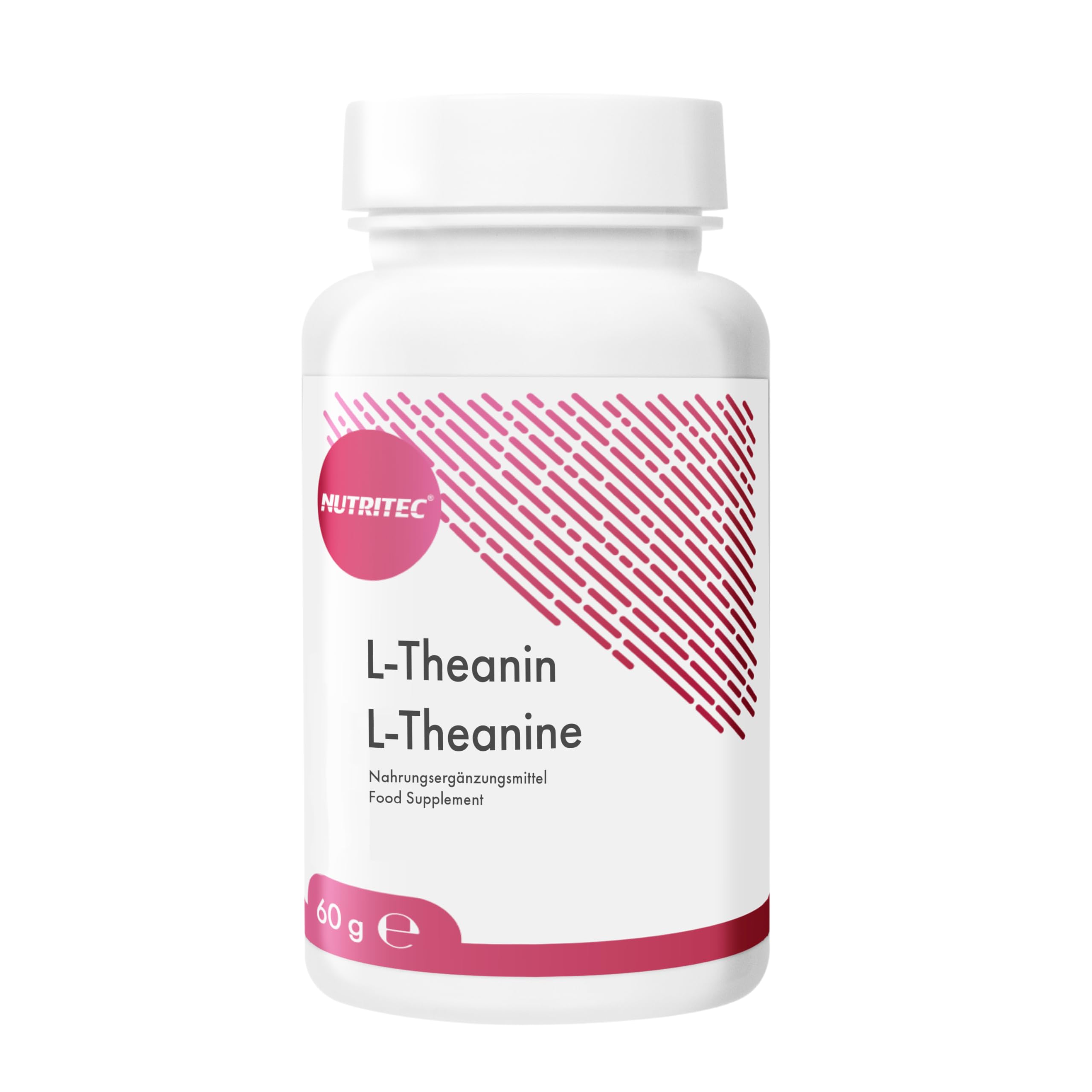 Nutritec L-Theanin 200mg, hochdosiert, für Entspannung und Konzentration, Nahrungsergänzungsmittel, 120 Tabletten, Stres