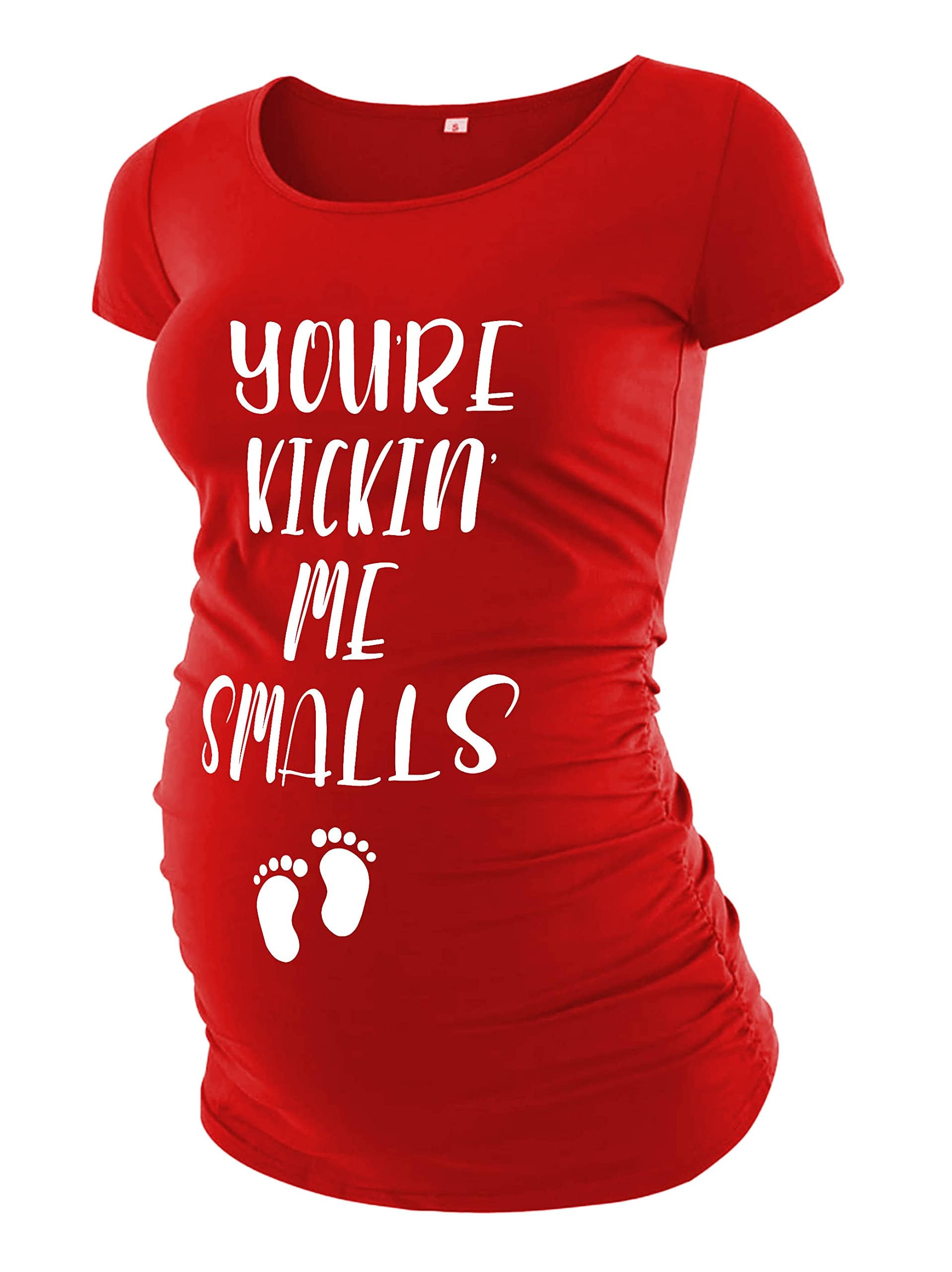 DecrumPregnancy Announcement Shirts for Women - Funny Womens Graphics Maternity Tshirts