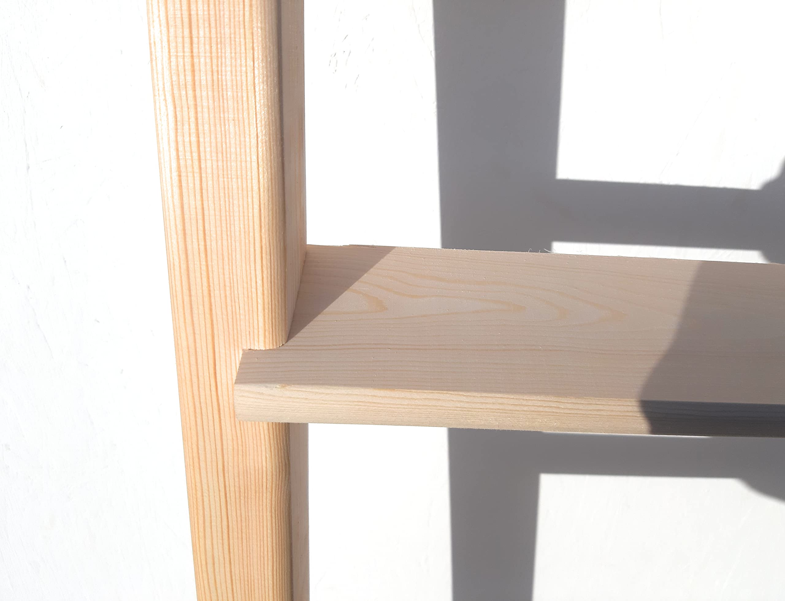 Escalier en bois massif pour mezzanine, chambre, lit superposé, grenier (170 cm)