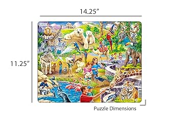 Amazon.com: Larsen Puzzles Zoo Animals 48 Piece Children's