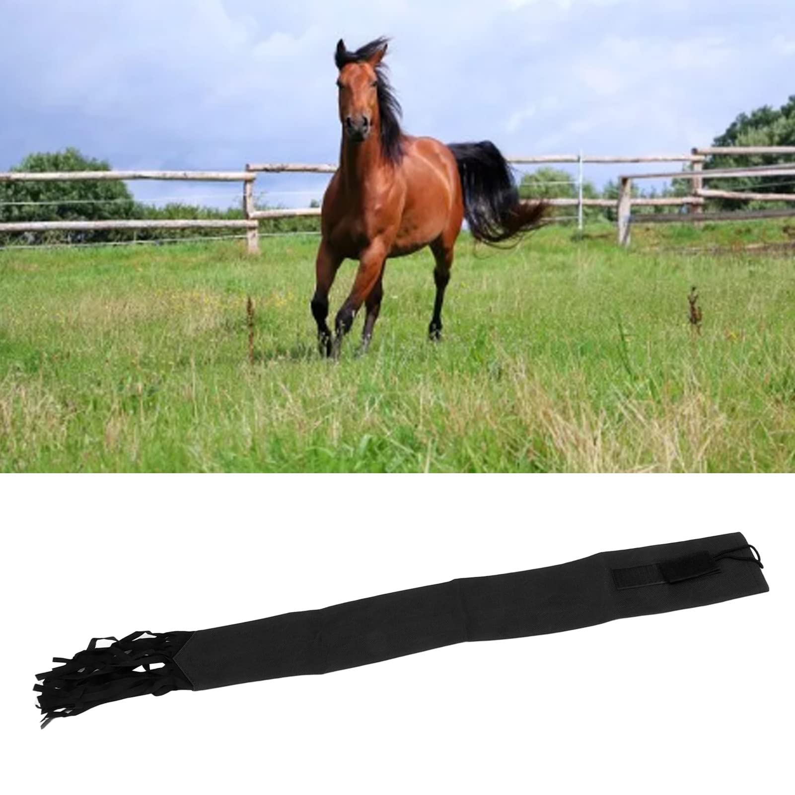 Tail Bags For Horses BioMane Horse Tailbag – Black Standard Size