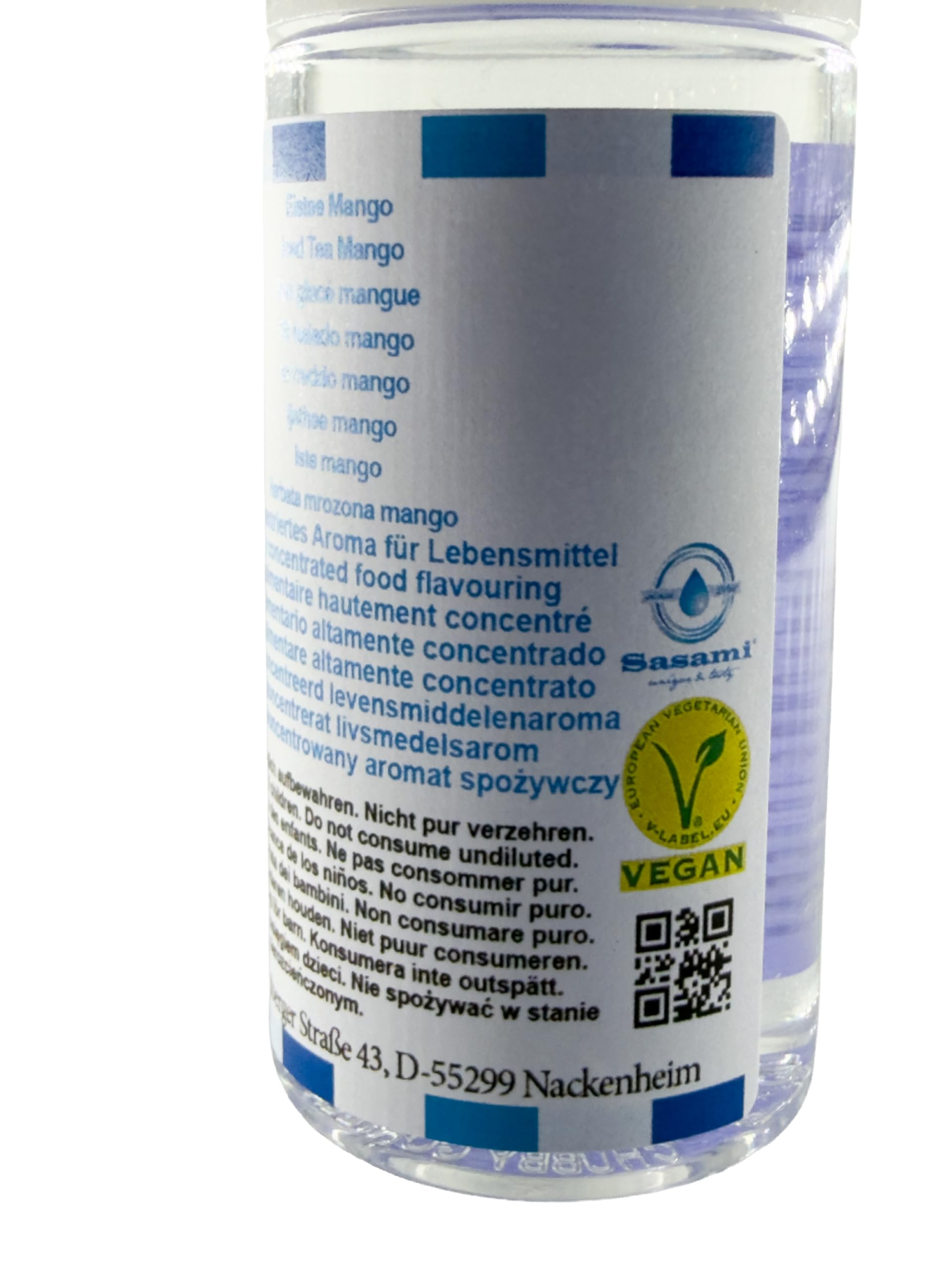 Herbata mrożona mango aromat koncentrat – Wegański – Sasami – 100ml