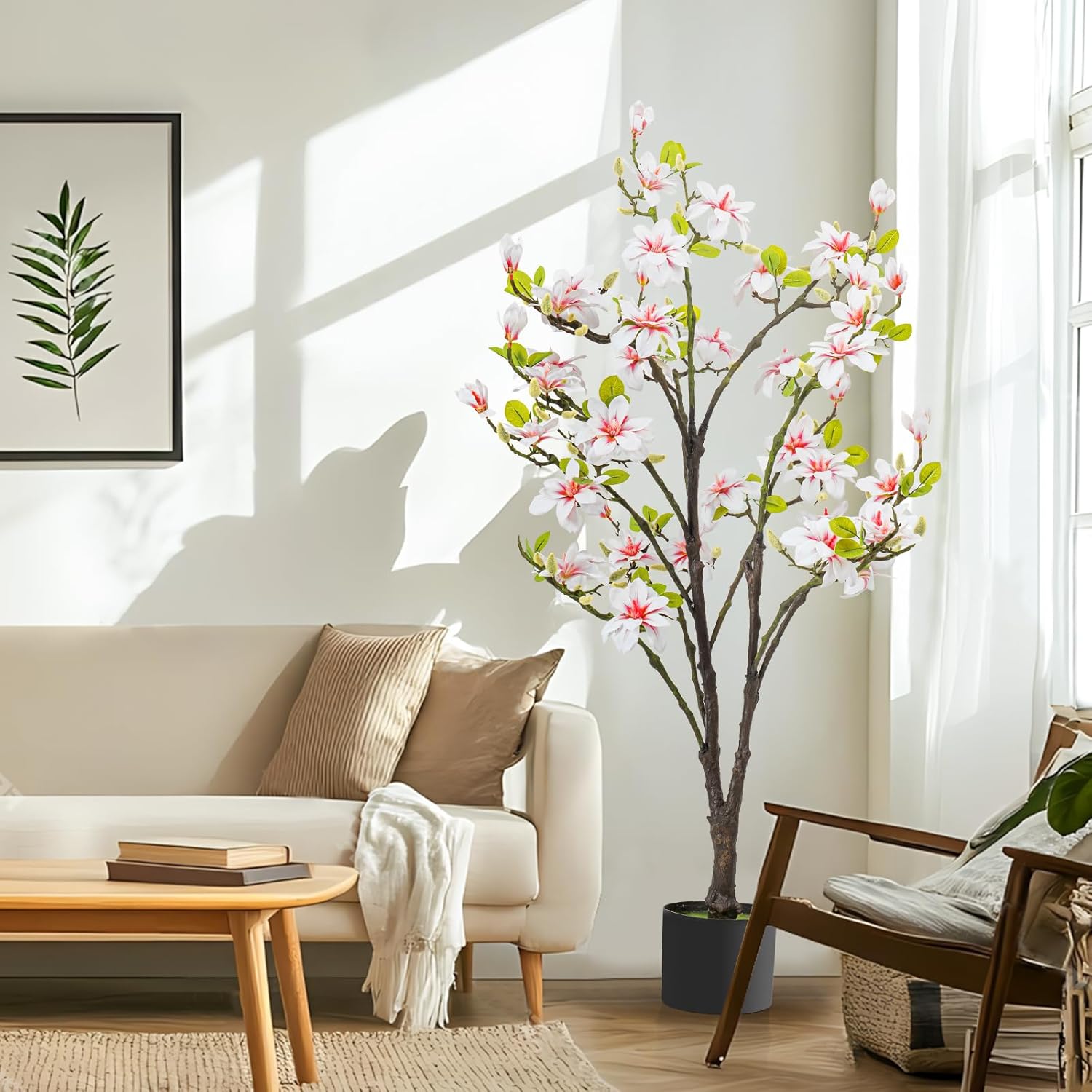 Artificial Magnolia Tree, Handmade Simulation Magnolia Tree
