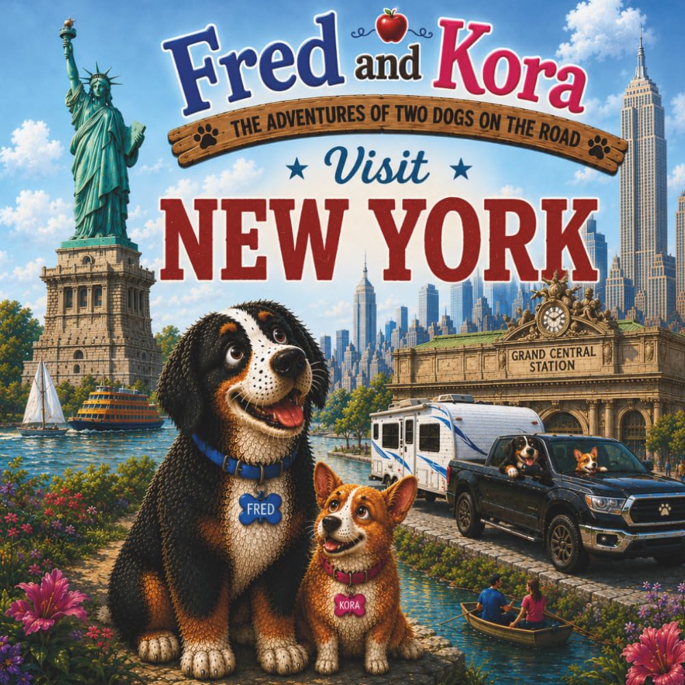 Fred & Kora Visit New York: Two real dogs. One unforgettable adventure. (Fred & Kora Explore America)