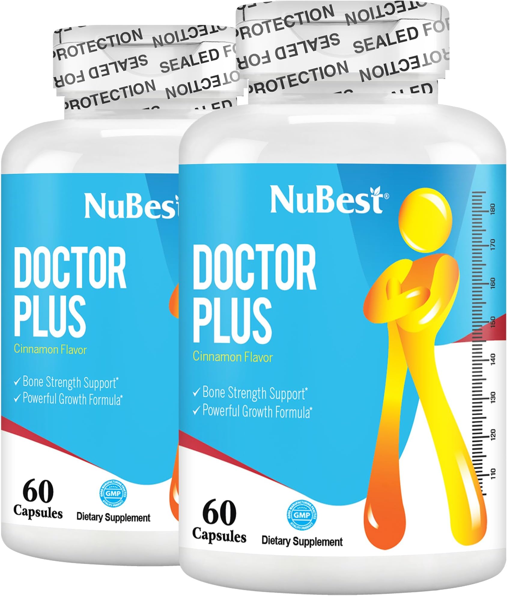 NuBest Doctor Plus with Calcium, Vitamin D3, Vitamin K2 (MK7), Magnesium Capsules for Bone Strength, Healthy Bones, Immunity, Calcium Max Absorption for Age 10+ | 120 Capsules | 2 Months Supply