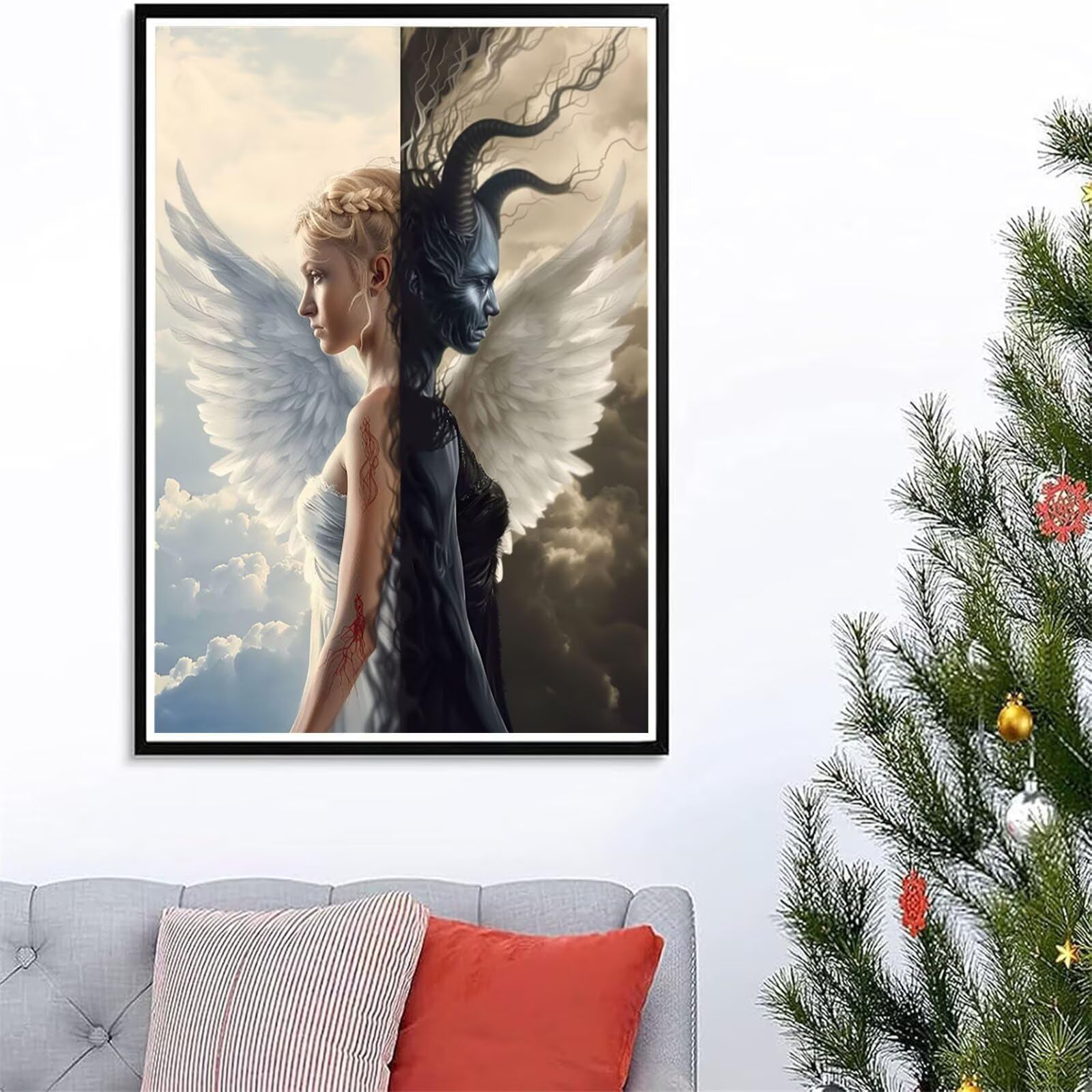 Zestawy sztuki abstrakcyjnej diamentowej dla dorosłych, skrzydło 5D, zestawy do malowania diamentami dla dorosłych, DIY, okrągłe, pełne wiercenie, sztuka dla początkujących, kryształowe rękodzieło
