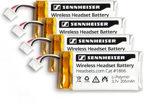 Sennheiser Batería recargable de repuesto para auriculares inalámbricos OfficeRunner DW Office DW Pro1 DW Pro2 SD Office SD Pro1 SD Pro2 MB Pro