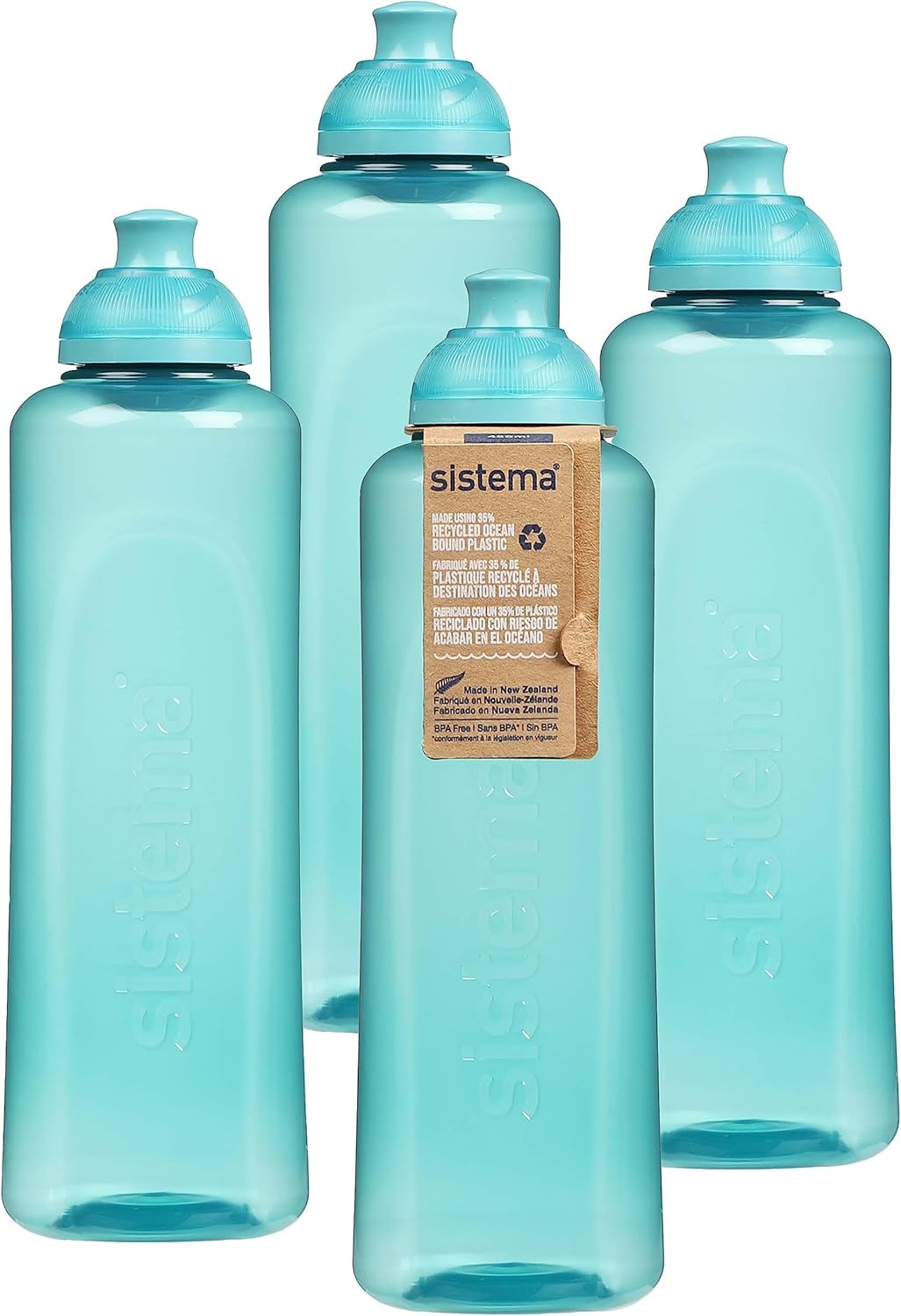 Sistema Twist 'n' Sip Squeeze Sports Water Bottles Kids Water Bottles