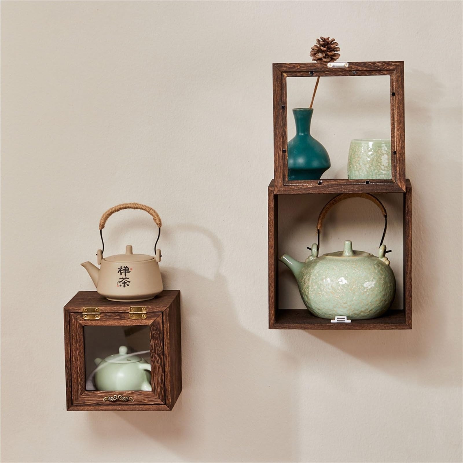 Schwebendes Regal Floating Shelves Wall-mounted Storage Shelf(Klein)