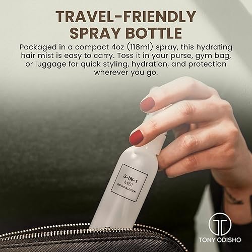 Miniatura 6 de Spray desenredante 3 en 1 para el cabello, ideal para todo tipo de cabello y extensiones, desenreda, añade brillo y protege contra el calor, úsalo