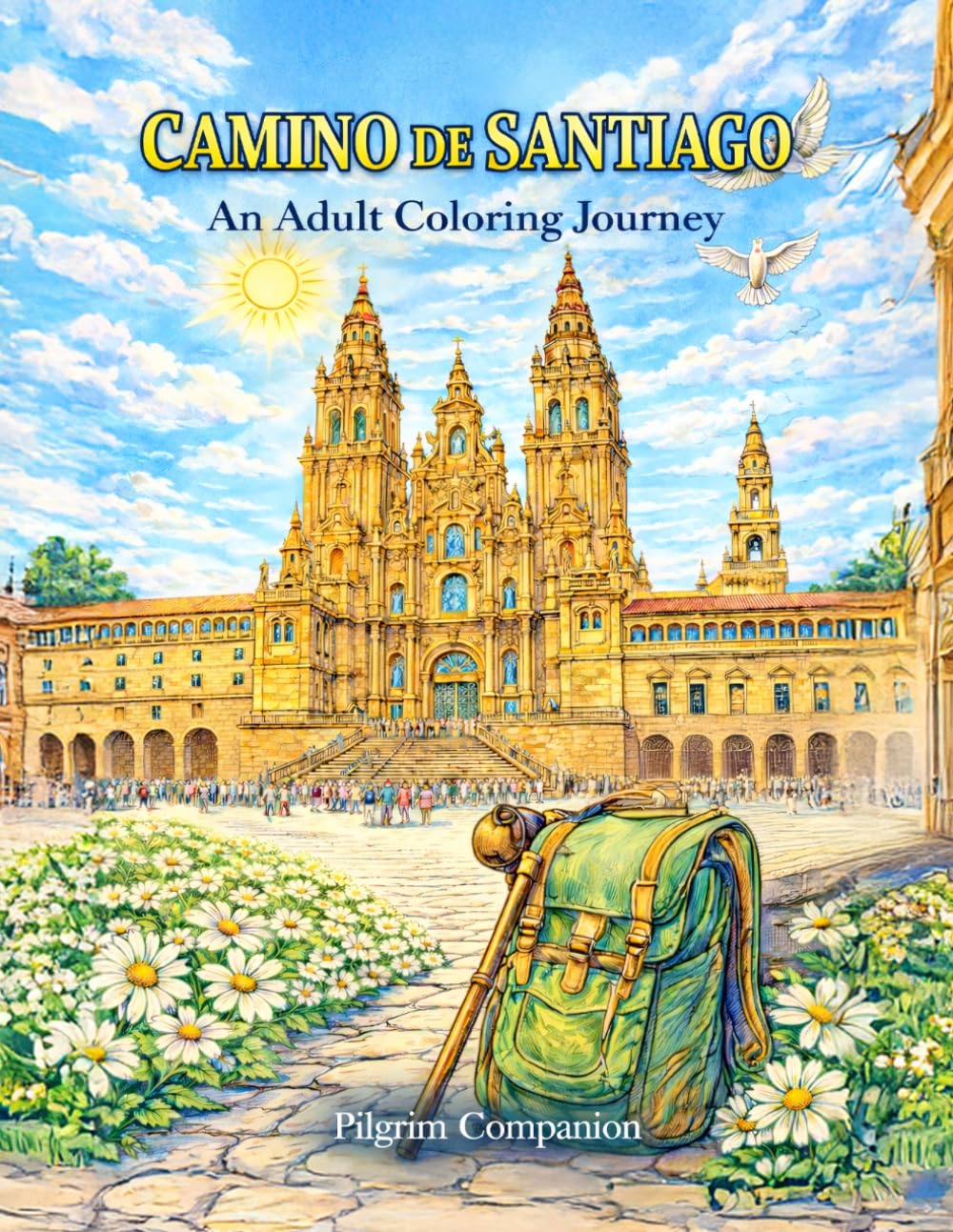 Camino de Santiago: An Adult Coloring Journey
