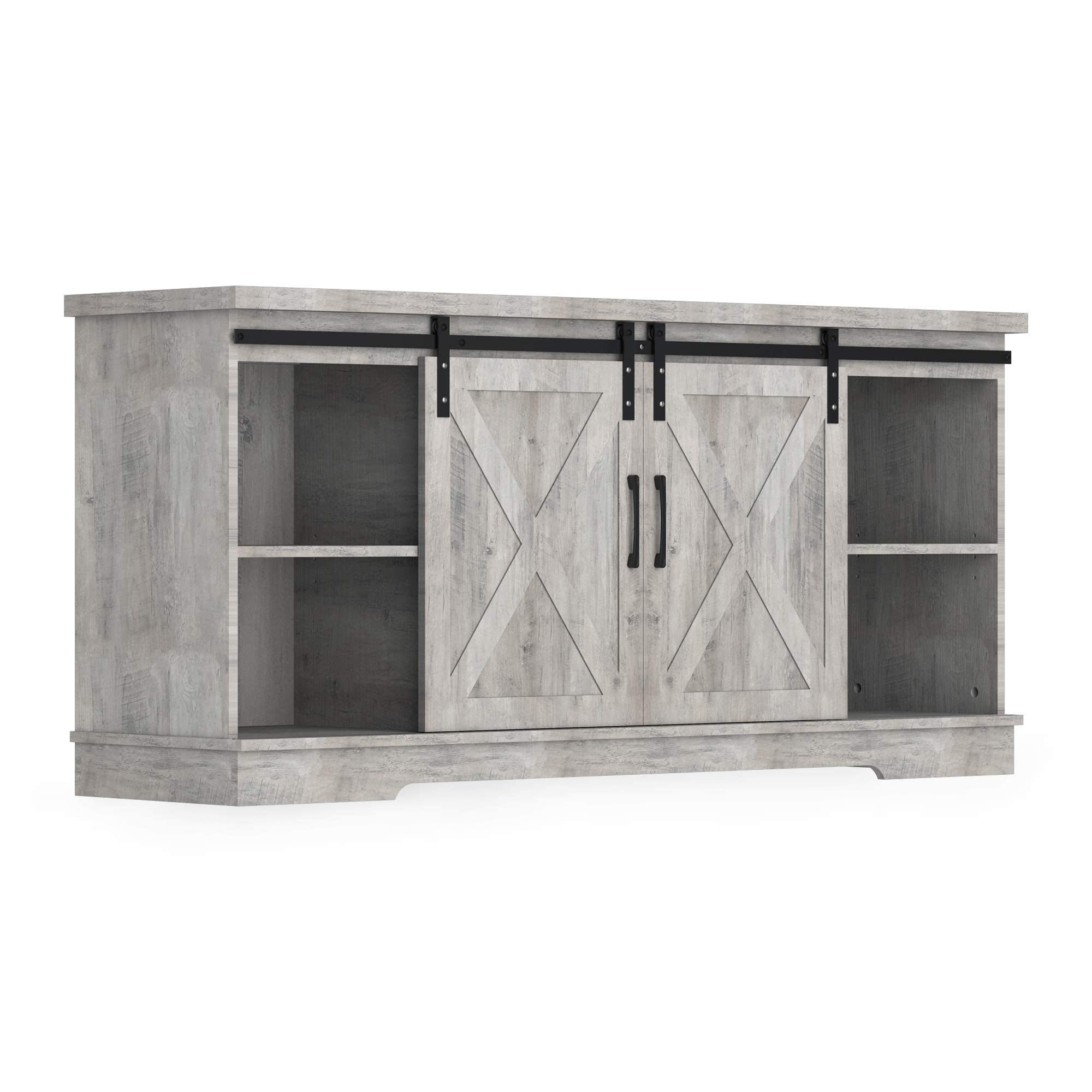 IDEALHOUSE Supporto TV Farmhouse per TV da 65 pollici, mobile