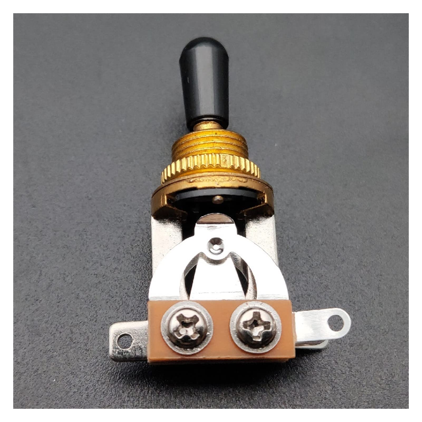 FLFL Convertidor De Pastillas De Guitarra De 3 Vías Selector De Pastillas Convertidor De Palanca Piezas Partes Guitarra (Color : Gold-Black)