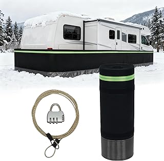 RV Skirting for Travel Trailers, Heavy Duty 52ft Rv skirting for Winter, 2.6ft High