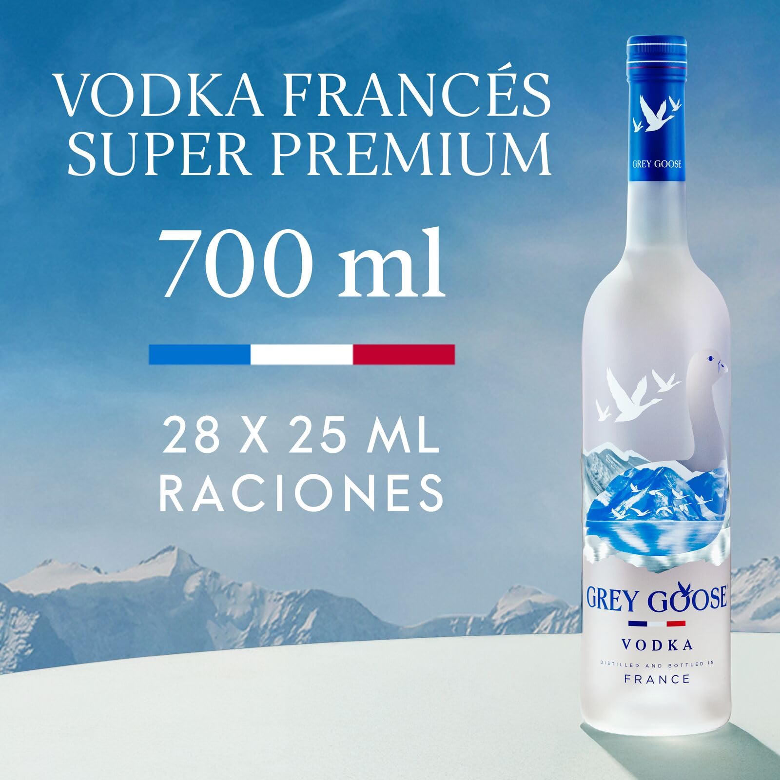 GREY GOOSE Vodka Prémium Francés 40% vol. 70 cl 700 ml