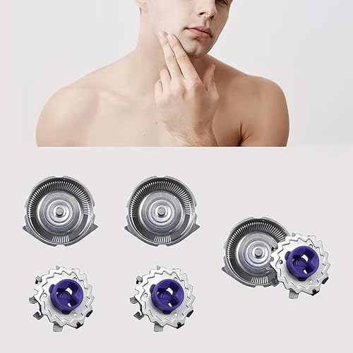 Miniatura 9 de 3X HQ8 Replacement Shaver Heads for Norelco Philips Philips Norelco Series 7100, 7200, 7300, 7700, 7800, 8800, PTAT700, PTAT800 & Aquatec Electric