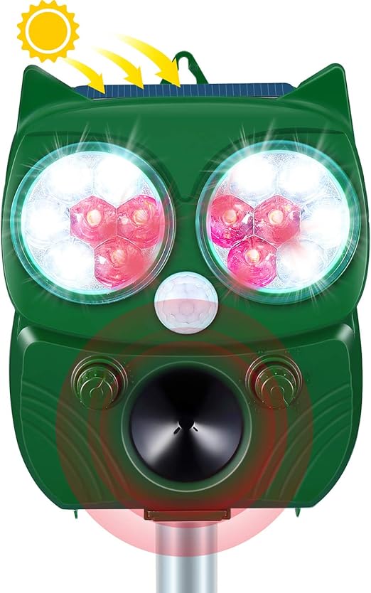 Amazon Co Jp 動物撃退器 害獣撃退器 猫よけ 超音波 ソーラー充電 猫撃退 糞被害 鳥害対策 ソーラーとusb充電式 警報音 光と超音波で撃退 Ip66防水 5モード 13 5 45 5khzの超音波 強力フラシュ 10m感知範囲 差し込むと壁掛け型 二つ設置方法 猫 鳥 ネズミ 犬 狐 Amazon Co Jp 動物撃退器 害獣撃退器 猫よけ 超音波 ソーラー充電 猫撃退 糞被害 鳥害対策 ソーラーとusb充電式 警報音 光と超音波で撃退 Ip66防水 5モード 13 5 45 5khzの超音波 強力フラシュ 10m感知範囲 差し込むと壁掛け型 二つ設置方法 猫 鳥 ネズミ 犬 狐