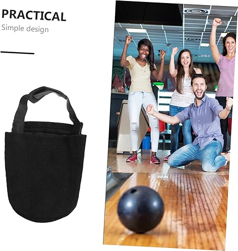 Miniatura 9 de CLISPEED 2 pares de fundas para zapatos de boliche para niños, zapatillas negras, accesorios de boliche para hombres, niños, zapatos de bolos