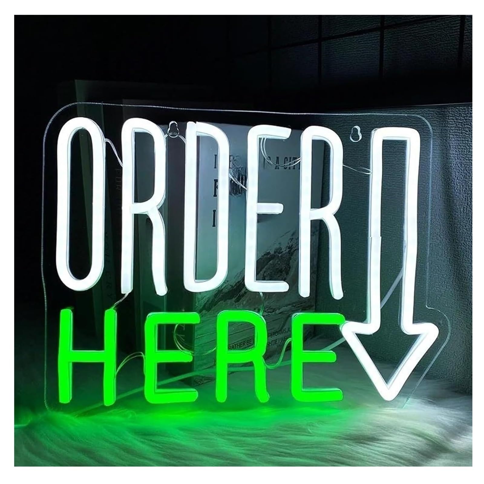 Insegna luminosa al neon Atmosfera rilassante per lampade al per neon utilizzate in ristoranti, negozi, bar e ricevimenti 31,5 cm x 24