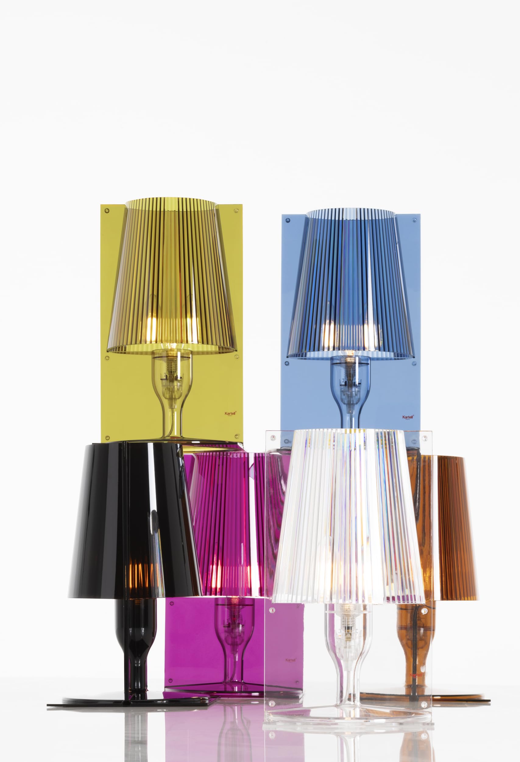 Kartell Take, Table Lamp, Glasklar