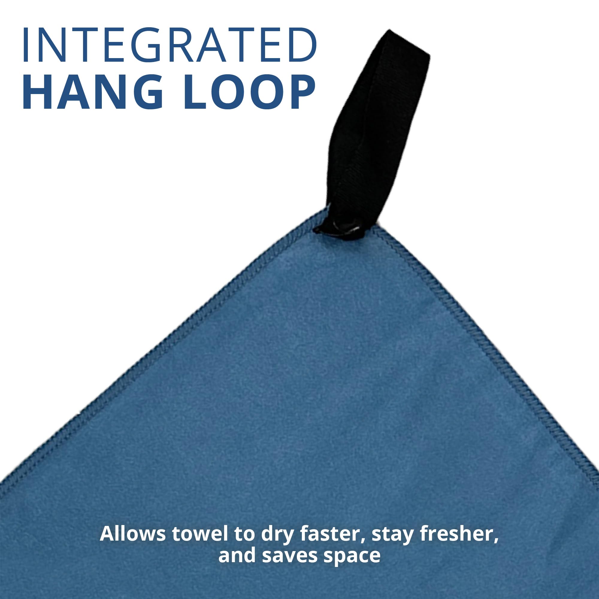 FROGG TOGGS Beach-Camp Serviette de séchage rafraîchissante en microfibre avec sac de rangement en maille, lavable en machine, lac printanier, 88,9 x 157,5 cm