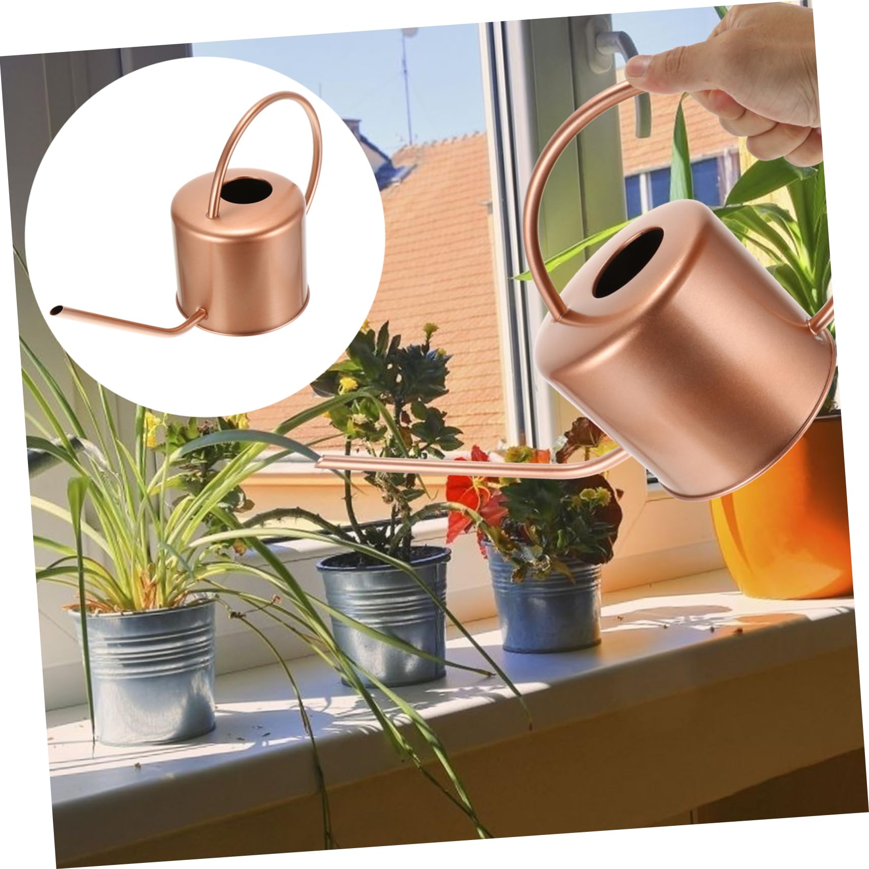 Toddmomy 2 Stück Gießkanne mit Langem Auslauf Einfache Bewässerung für Pflanzen für Garten und Tragbar Handhaben Hobbygärtner und Profis