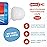 Chrome Cherry SqueezMe Self-Closing Toothpaste Caps, Silicone Lid for Kids & Adults, No Mess Toothpaste Dispenser, Easy Squeezer Cap for Tubes, Bathroom Accessory, Multicolor, Pack of 6