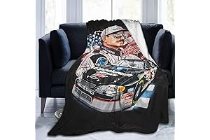 Official Dale Earnhardt Sr. Licensed NFL Micro Fleece Ultra-Soft Warm Flannel Blanket...