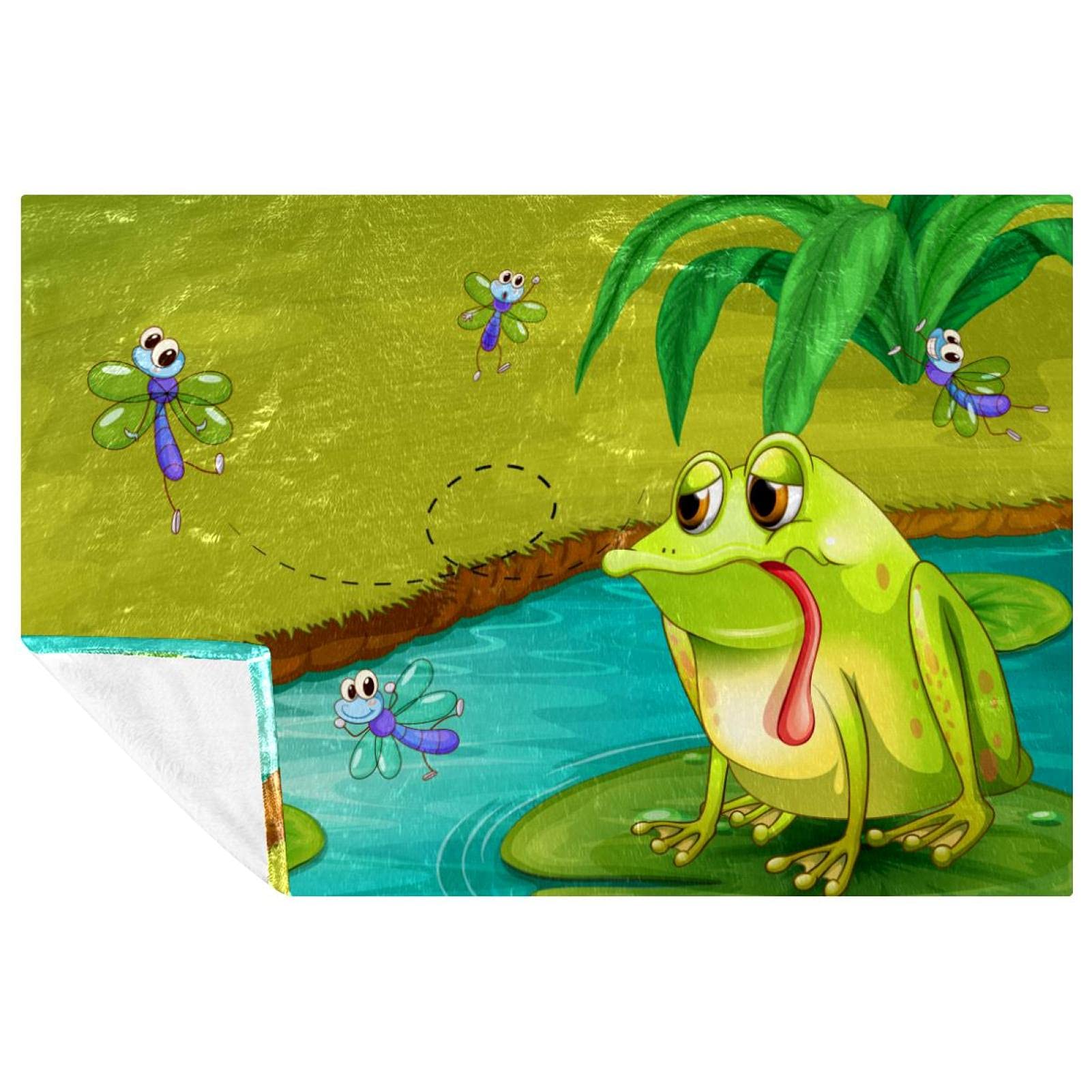 Couverture grenouille triste plaid doux et chaud pour des soirées réconfortantes