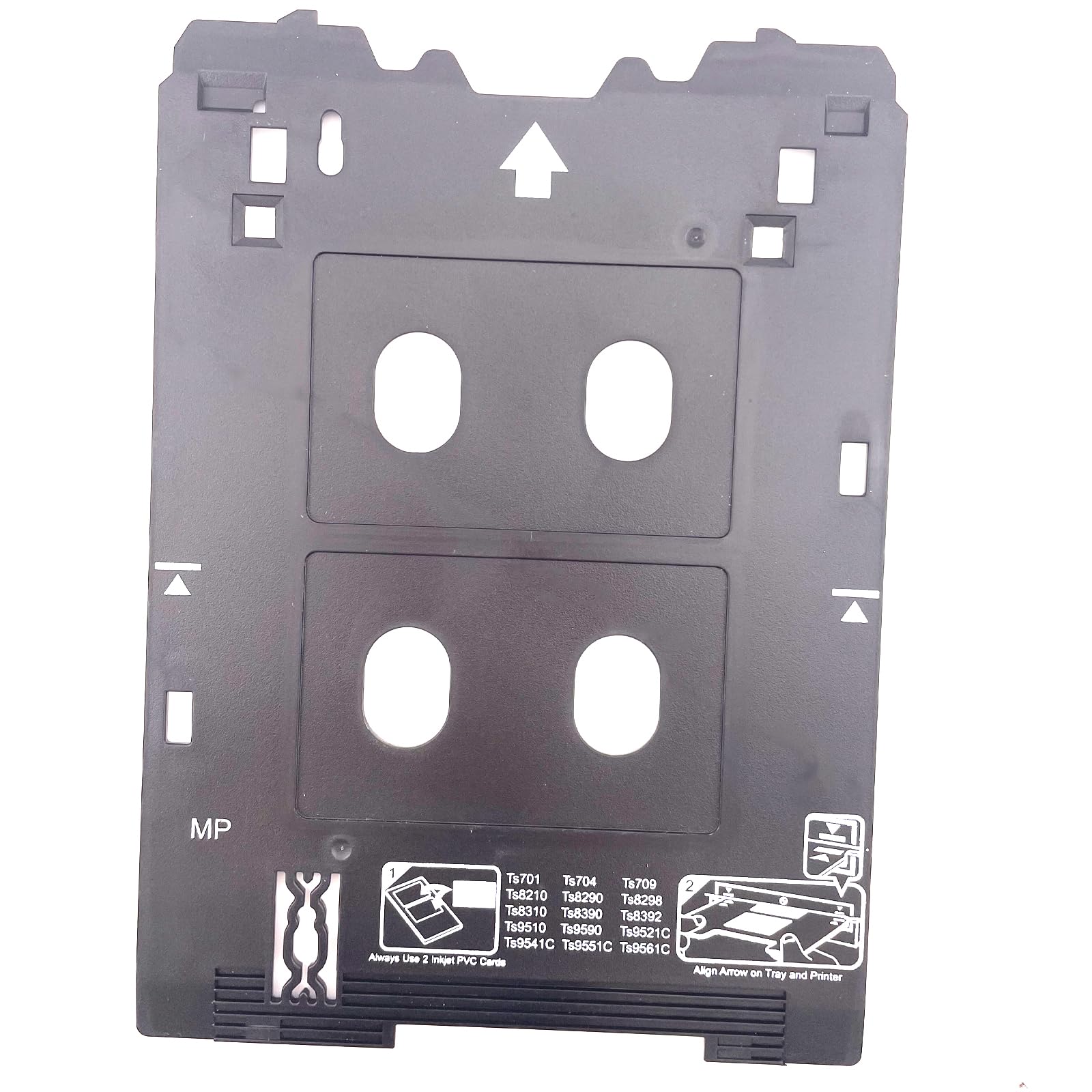 Vassoio per carta d'identità in PVC per stampanti Canon Pixma TS701 TS702 TS703 TS704 TS705 TS709 TS8220 TS8330 TS82xx, TS83xx e TS95xx (stampanti Canon MP/multifunzione a vassoio)