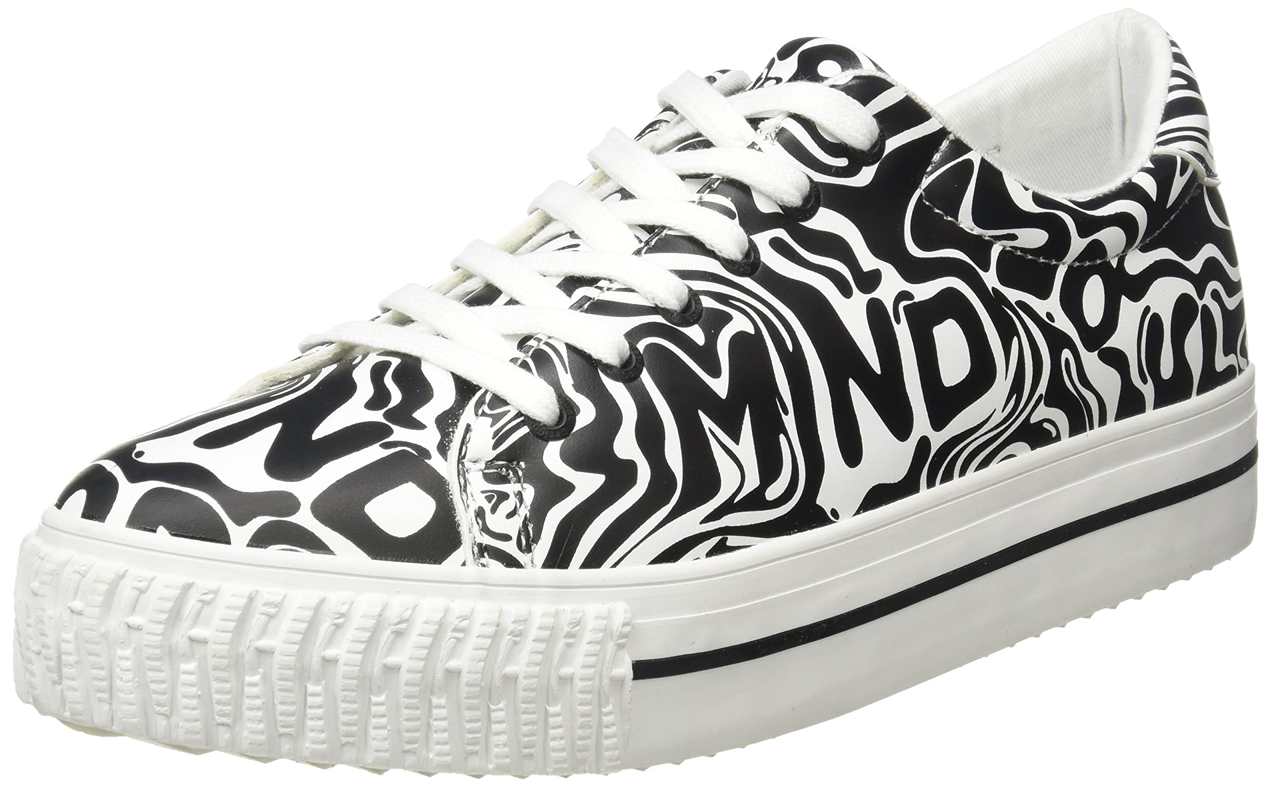 Desigual Damen Shoes_Street_Marble Sneaker, White, 38 EU