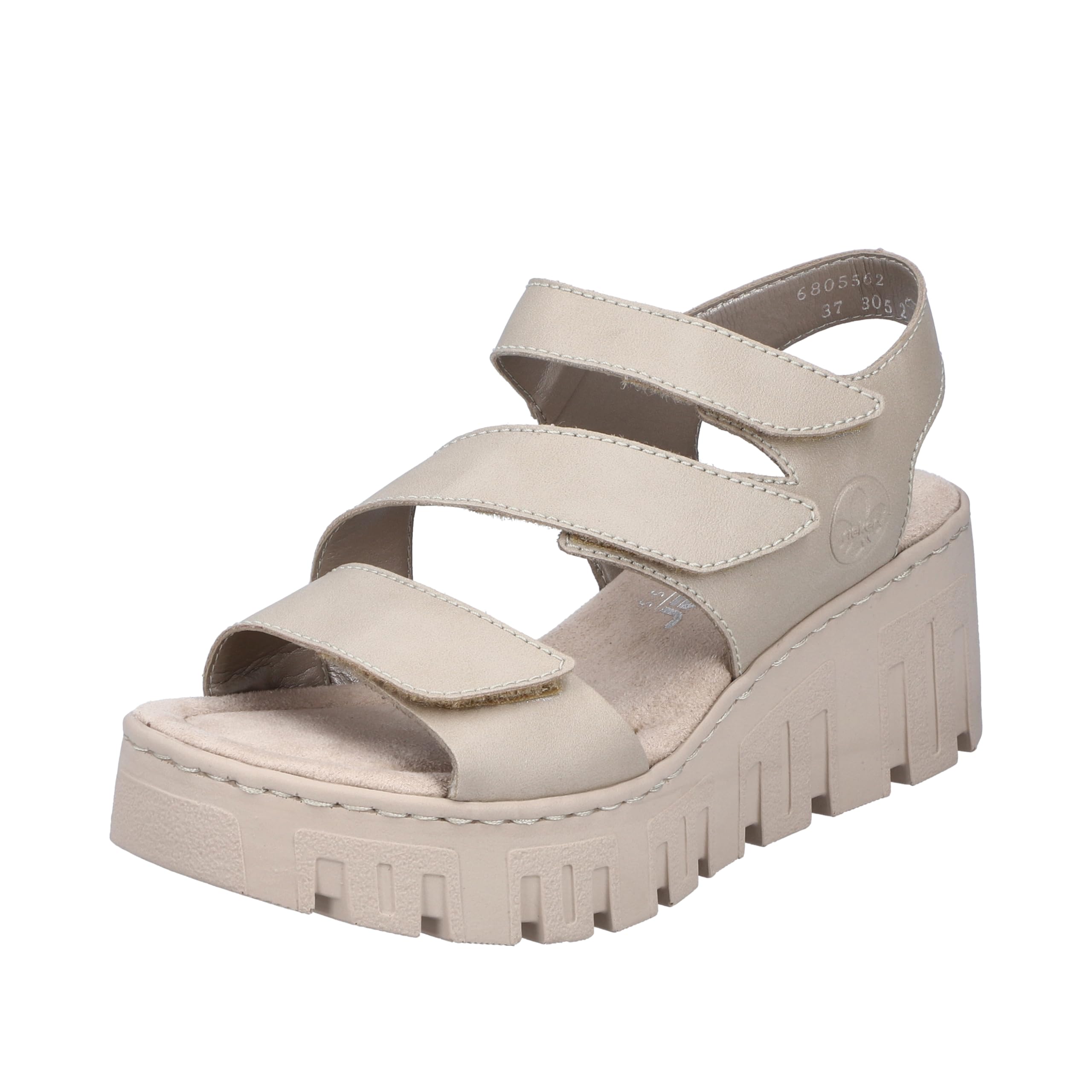 Rieker Women's 68055 Sandals, beige, 6.5 UK