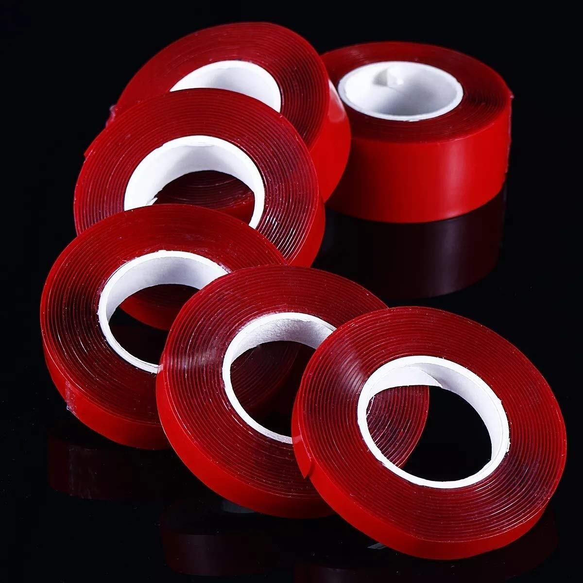 Przezroczystość dwustronnej taśmy montażowej Taśma piankowa akrylowa dwustronna czerwona 3m 10-30mm(30mm)