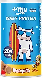 +Mu Whey Concentrado Sabor Paçoquita 20g Proteína - Pote 450g