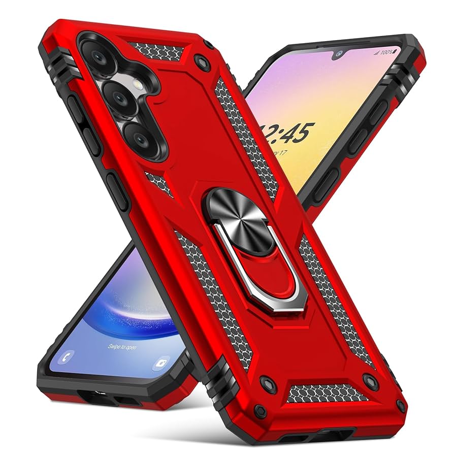 Amazon.co.jp: Galaxy S25 用ケース リング付き PC対応 落下衝撃