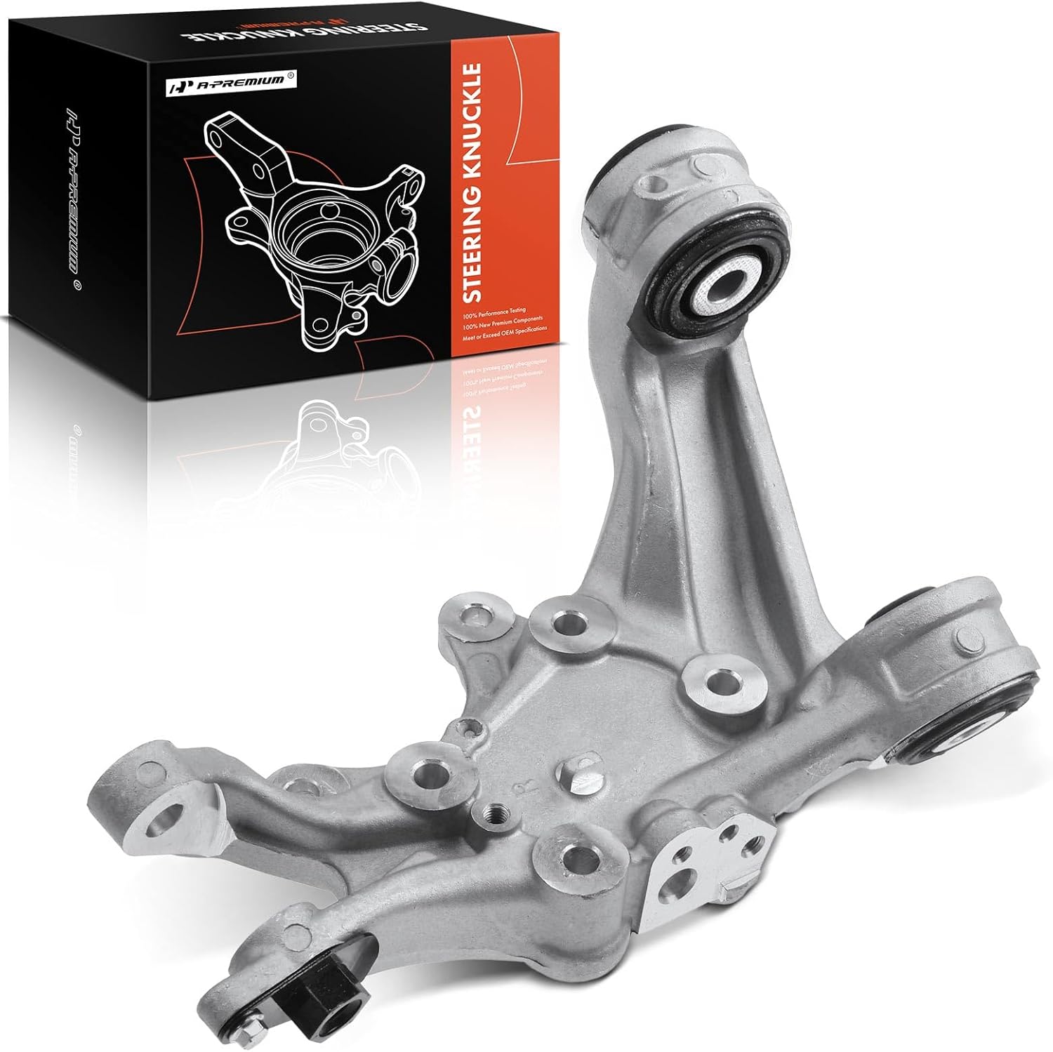 A-Premium Rear Right Suspension Steering Knuckle Compatible with Honda Civic 2006 2007 2008 2009 2010 2011, 1.8L, EX or EX-L Sedan 4-Door Only, Passenger Side