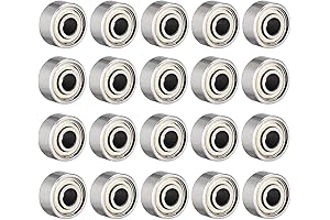 uxcell 693ZZ Deep Groove Mini Bearings Double Shield (Pack of 20)