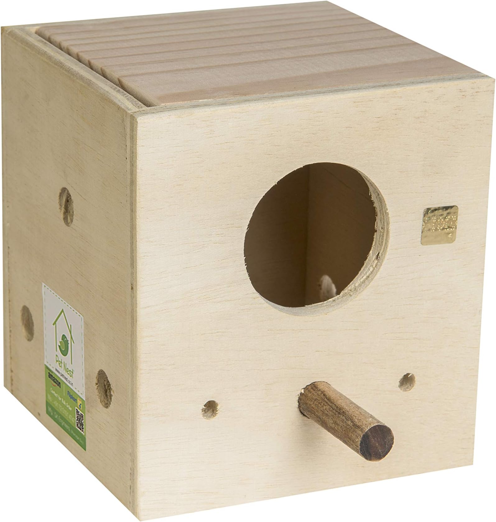 PetNest Finch nest Box,Bengalese,Zebra,Star,Foreign Bird breeding nest Box
