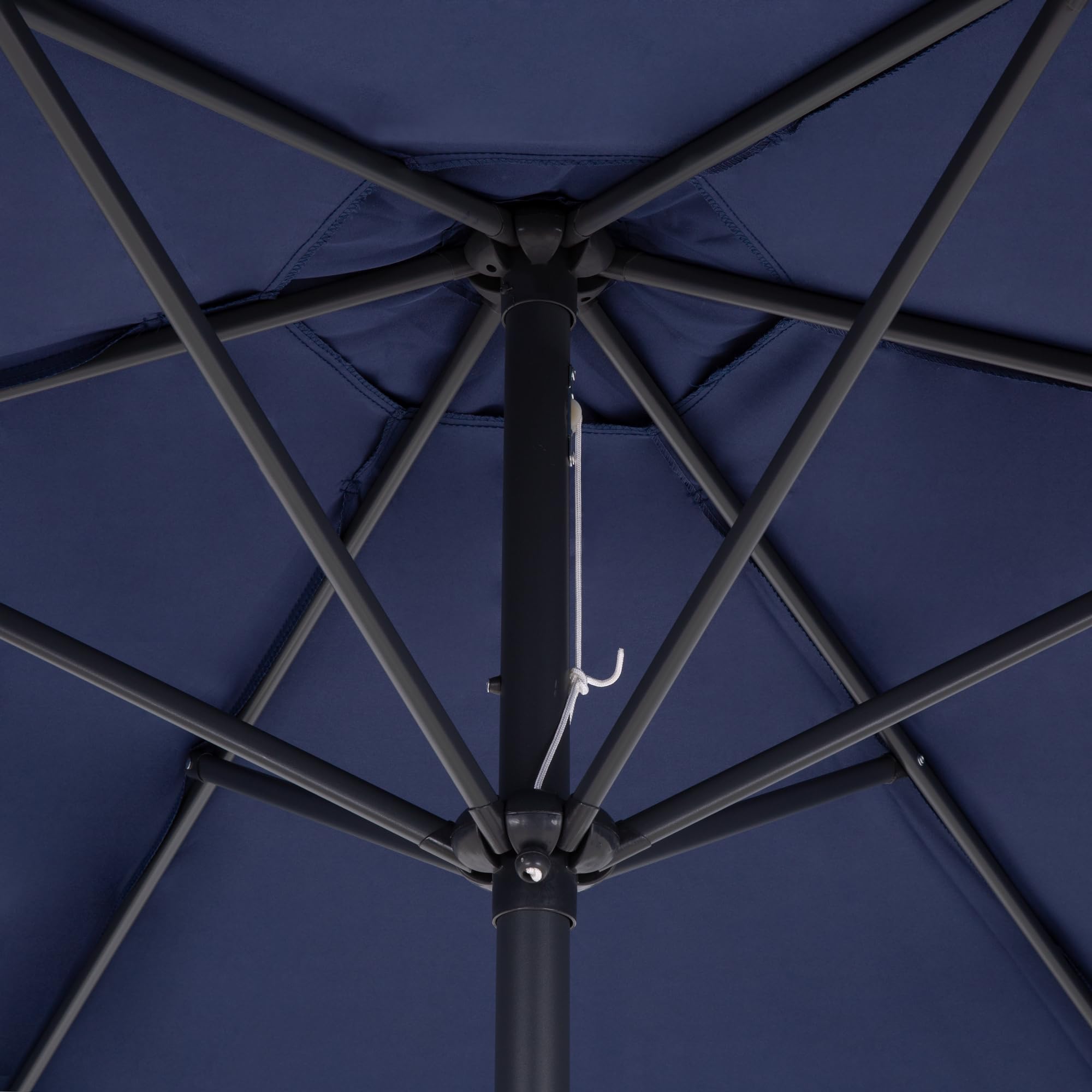 PATIO Sonnenschirm 3 m blau Stahlgestell und Kurbelmechanismus