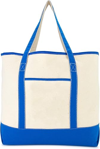 Miniatura 9 de Bolsa de mano de lujo con parte superior abierta de 22 pulgadas con bolsillo exterior