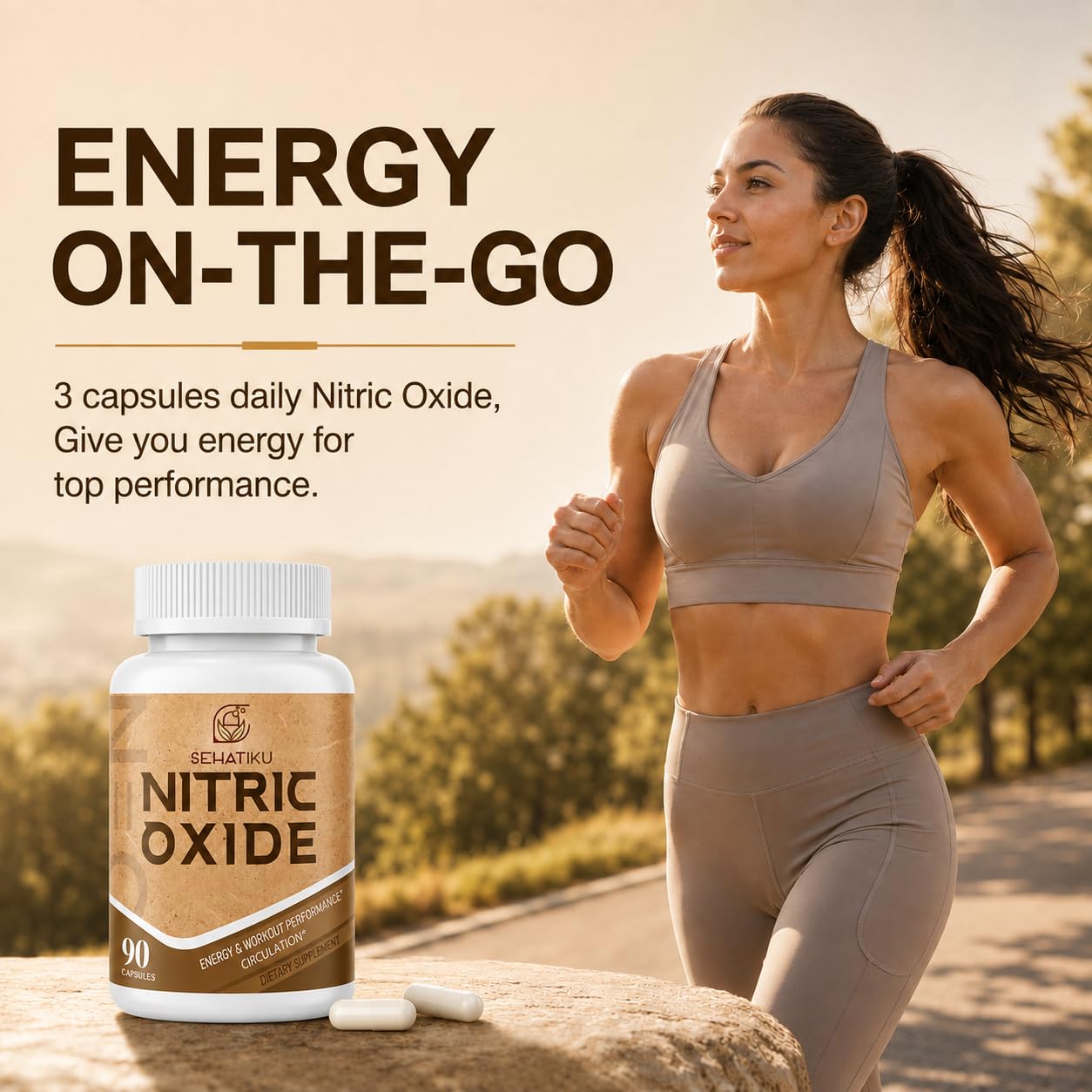 Nitric Oxide Supplements for Men & Women, Flow & Endurance, 90 Capsules — Amazon image 7