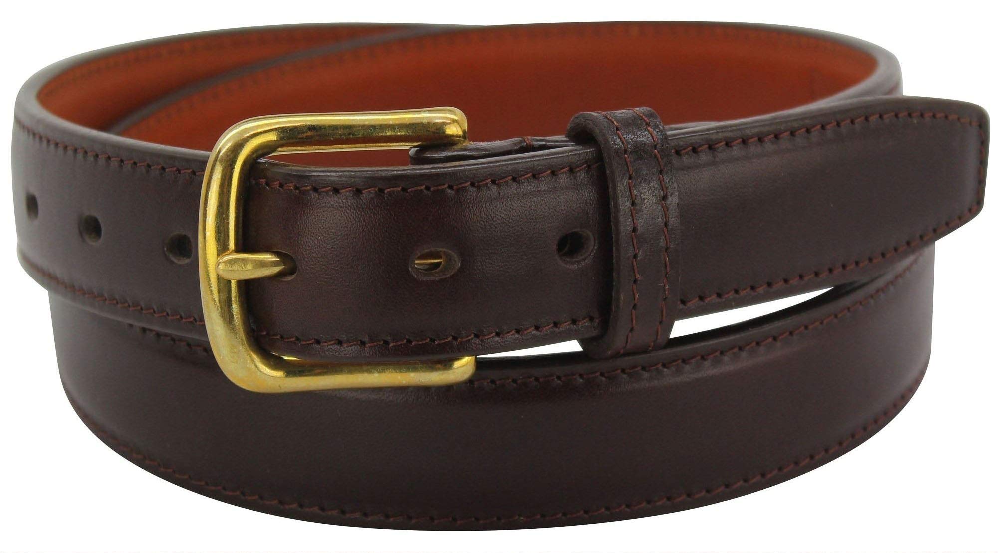 Bullhide Belts Mens Leather Belt for Casual Dress, 1.25" Wide