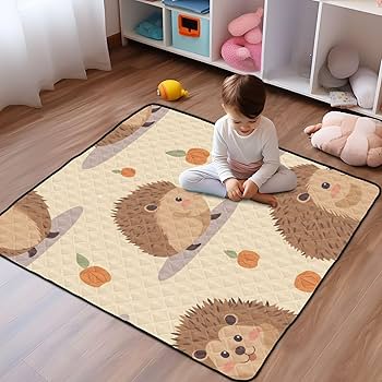 Amazon.com: Hedgehog Yellow Baby Play Mat 50