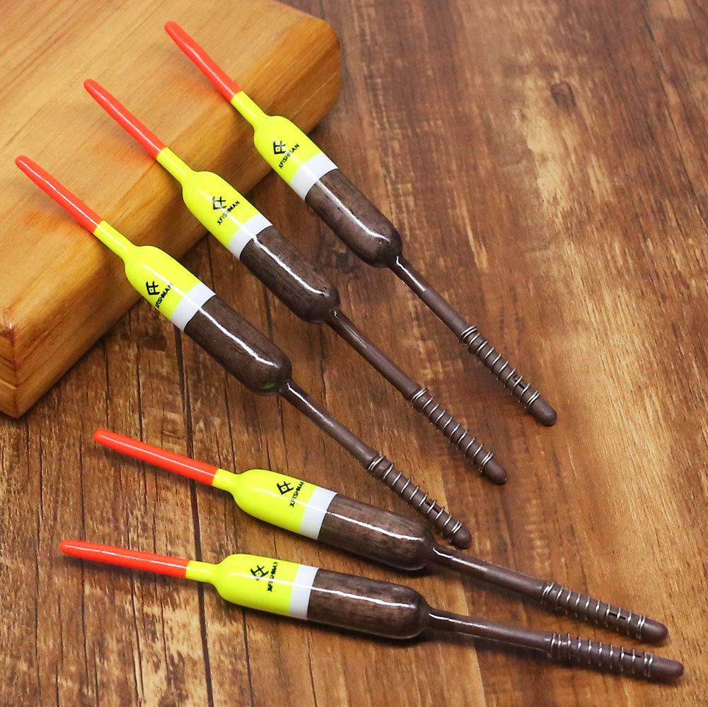 Balsa-Fishing-Floaters-Spring-Bobbers-Fishing-Kit Tackle Floats Assortment for Crappie Panfish Walleyes