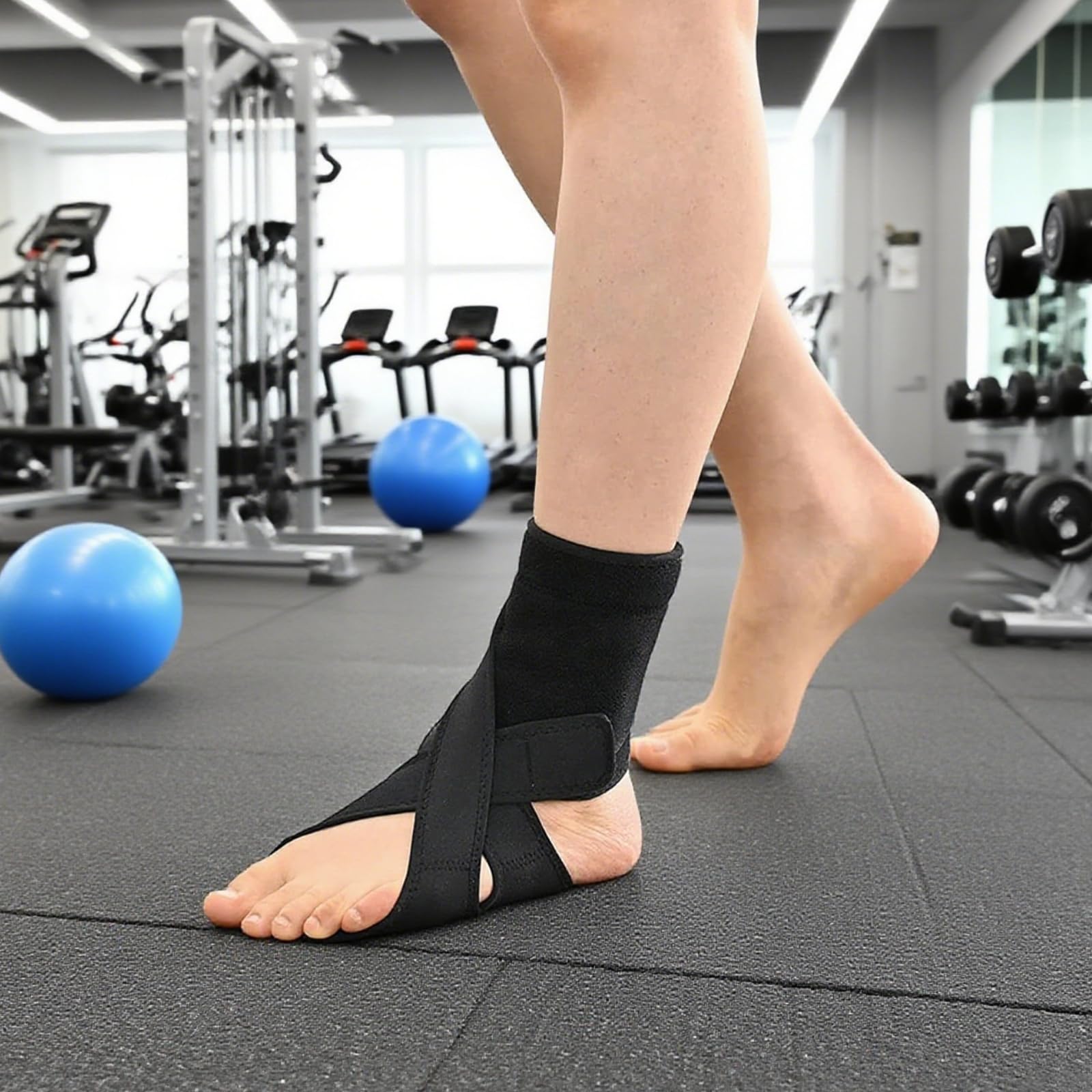 Generisch AFO Fußheberorthese mit atmungsaktivem Stoff, für Sport und tägliches Gehen, Modell CJDW1080